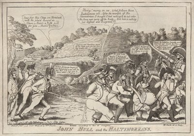 John Bull y los habitantes de Baltimore de William Charles
