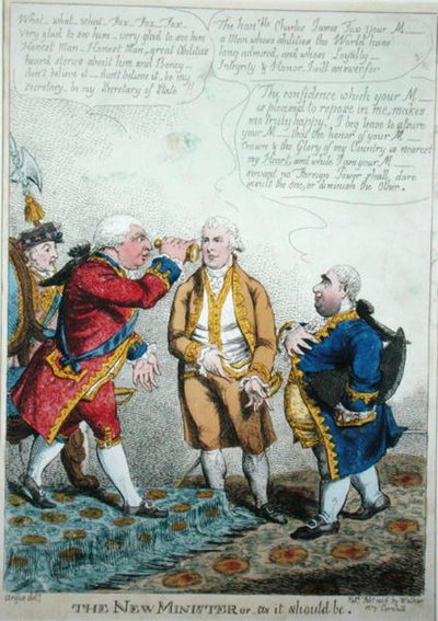 El Nuevo Ministro o Como Debería Ser, publicado en febrero de 1806 de William Charles