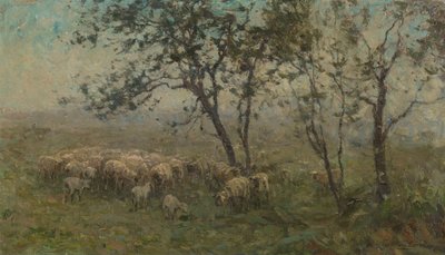 Un rebaño de ovejas de William Charles Estall