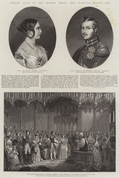 Año del Jubileo del reinado de la Reina, la vida temprana de Su Majestad de William Charles Ross