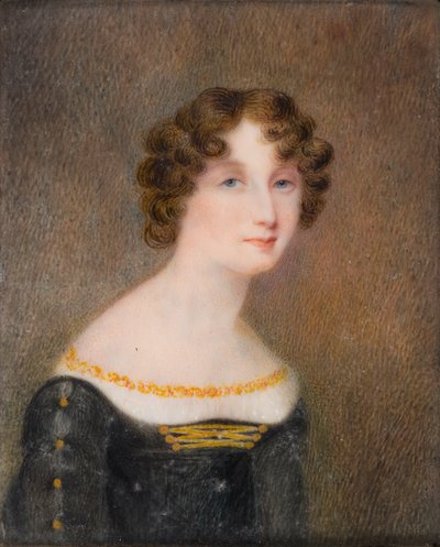 Retrato de Georgina Elizabeth Moncreiff, esposa del 2º Conde de Bradford (1792-1842) de William Charles Ross
