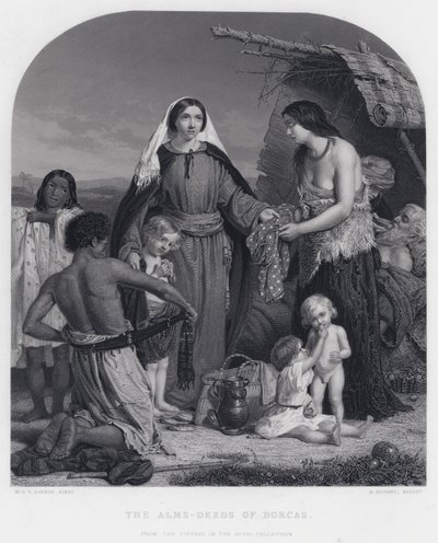 Las obras de caridad de Dorcas de William Charles Thomas (after) Dobson