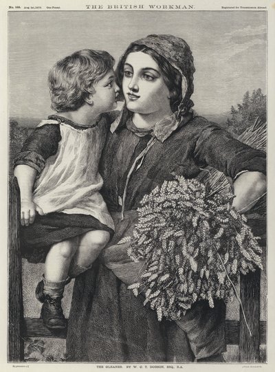 La Espigadora (grabado) de William Charles Thomas (after) Dobson