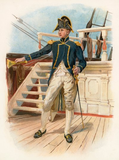Capitán de navío, siglo XVIII de William Christian Symons