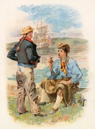 Marineros - siglo XVIII de William Christian Symons