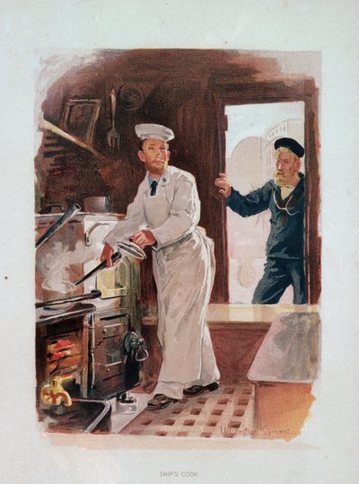 Cocinero del barco de William Christian Symons