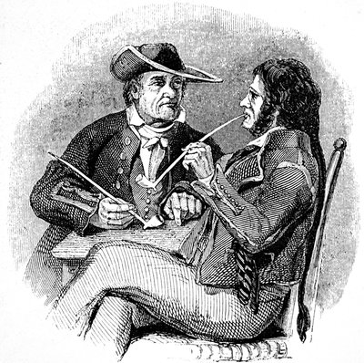 Viejos marineros disfrutando de una pipa de tabaco de William Clarkson (manner of) Stanfield