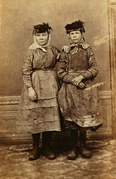 Trabajadores de la fábrica de hierro de Tredegar, Gales de William Clayton