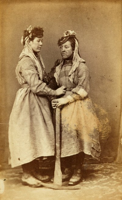 Trabajadores de la fábrica de hierro de Tredegar, Gales de William Clayton