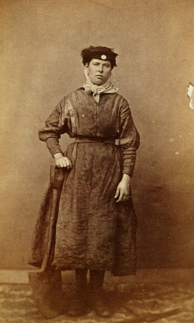 Trabajadores de la fábrica de hierro de Tredegar, Gales de William Clayton
