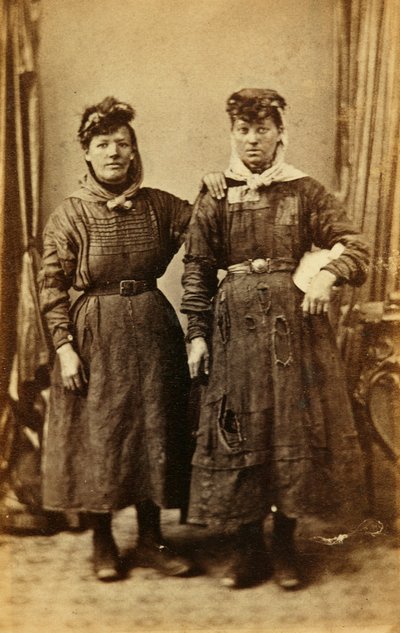 Trabajadores de la fábrica de hierro de Tredegar, Gales de William Clayton