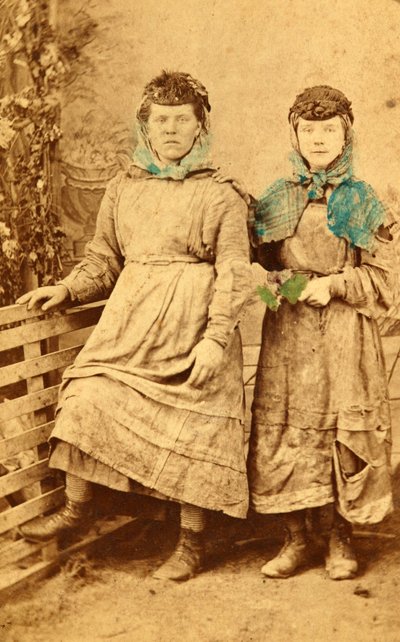 Trabajadores de la fábrica de hierro de Tredegar, Gales de William Clayton