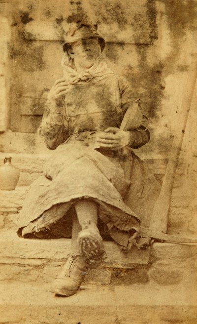 Trabajadores de la fábrica de hierro de Tredegar, Gales de William Clayton
