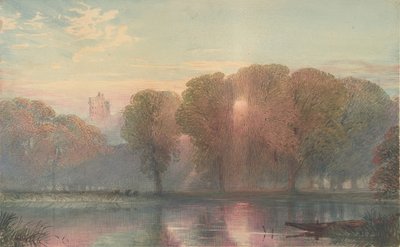Windsor desde Datchet, 1870-78 de William Collingwood Smith