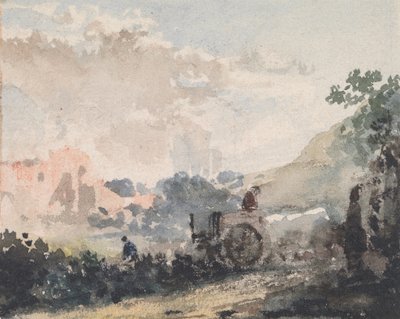 Paisaje con carro de William Collins
