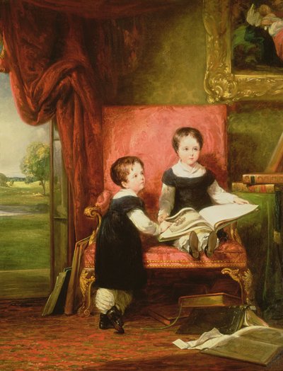 Lord Charles y Lord Thomas Pelham Clinton de William Collins
