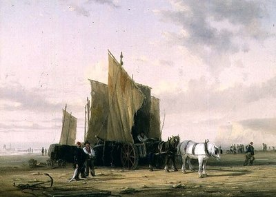 En la costa de Yarmouth (uno de un par) de William Collins