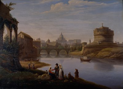 Vista de San Pedro con el Ponte y Castel Sant