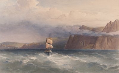 Cabo Aiya. Mirando al norte hacia Balaklava de William Crimea Simpson