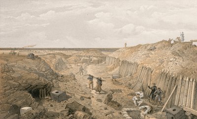 Foso del Bastión du Mat de William Crimea Simpson