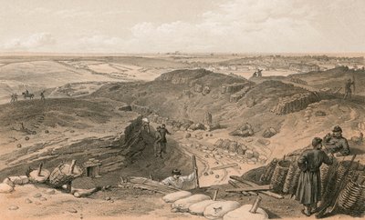 Foso del Malakoff, Batería Gervais y parte trasera del Redan de William Crimea Simpson