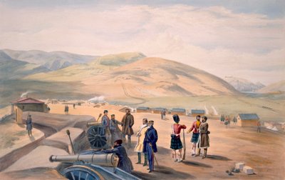 Campamento de la Brigada Highland, placa de 