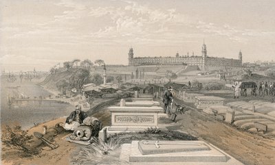 Hospital y cementerio en Scutari de William Crimea Simpson