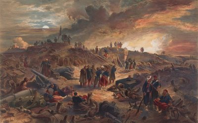 ¿Interior del Malakoff con los restos de la Torre Redonda? de William Crimea Simpson
