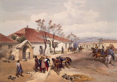 Cuartel general de Lord Raglan en Khutur Karagatch de William Crimea Simpson