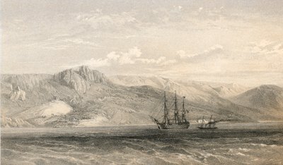Palacio del Príncipe Woronzoff, cerca de Yalta en la costa sur de Crimea de William Crimea Simpson
