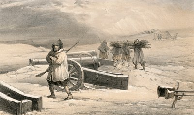 Centinela de los zuavos antes de Sebastopol de William Crimea Simpson