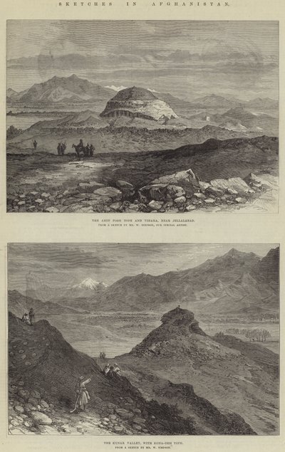 Bocetos en Afganistán de William Crimea Simpson