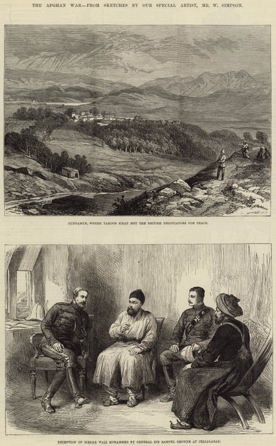 La guerra afgana de William Crimea Simpson
