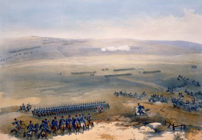 El Asunto de Caballería en las Alturas de Bulganak: el Primer Cañón, lámina de 