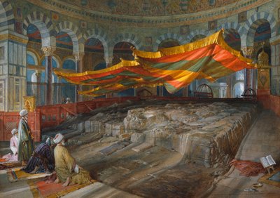 La roca sagrada, Jerusalén, 1887 de William Crimea Simpson