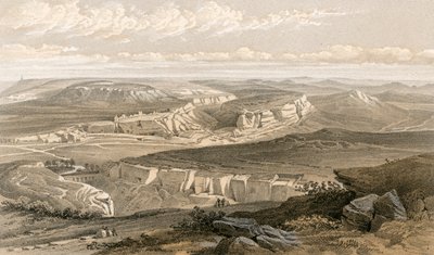 Las ruinas de Inkermann y la Ciudad de las Cavernas de William Crimea Simpson