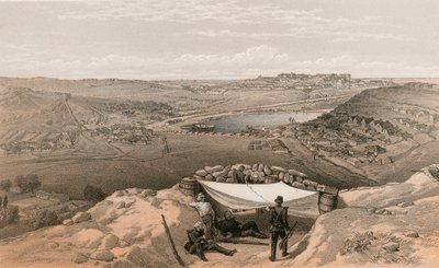 Las baterías de la ciudad o fortificaciones interiores de Sebastopol, 23 de junio de 1855 de William Crimea Simpson
