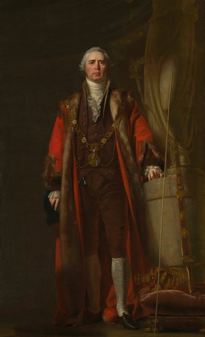 Charles Thorp como alcalde de Dublín, c. 1800 de William Cuming