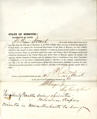 Juramento de lealtad de William D