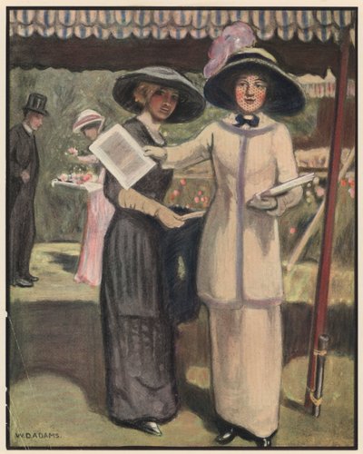 El Bazar de la Caridad, "No se dan cambios" (litografía en color) de William Dacres Adams