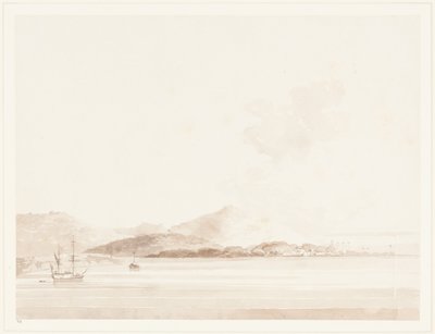 Una vista en la India de William Daniell