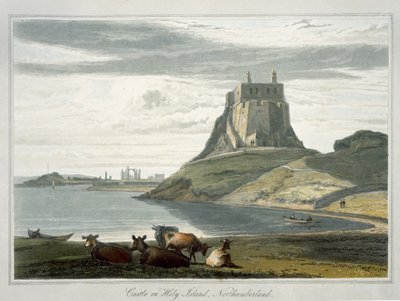 Castillo en Holy Island, Northumberland, de 