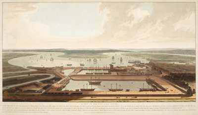 Muelles de las Indias Orientales de William Daniell