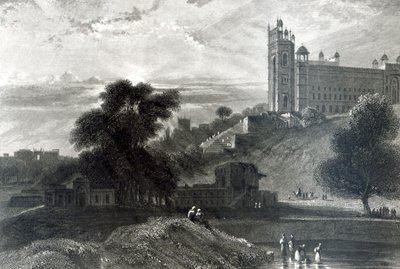 Fatehpur Sikri cerca de Agra, grabado por R. Brandard de William Daniell