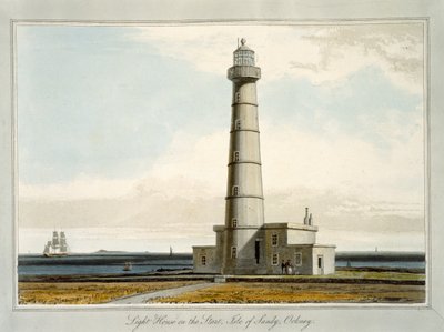 Faro en el Start, Isla de Sandy, Orkney, de 