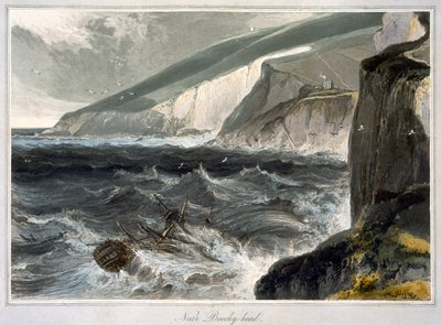 Cerca de Beachy Head, Sussex, 1823 de William Daniell