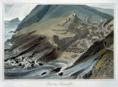Puerto Looe, Cornwall de William Daniell