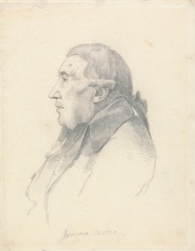Retrato de Dominic Serres de William Daniell