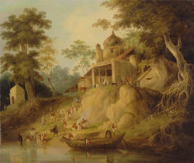 Las orillas del Ganges de William Daniell