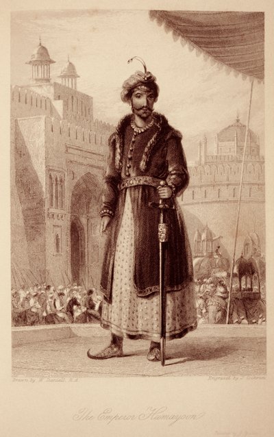El emperador Humayoon de William Daniell